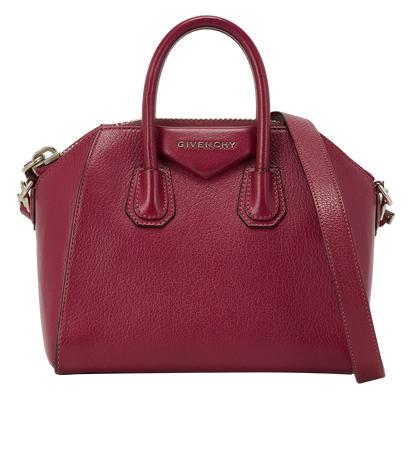 Mini Antigona, &pound;350, Handbags, Pink, Leather, Front view